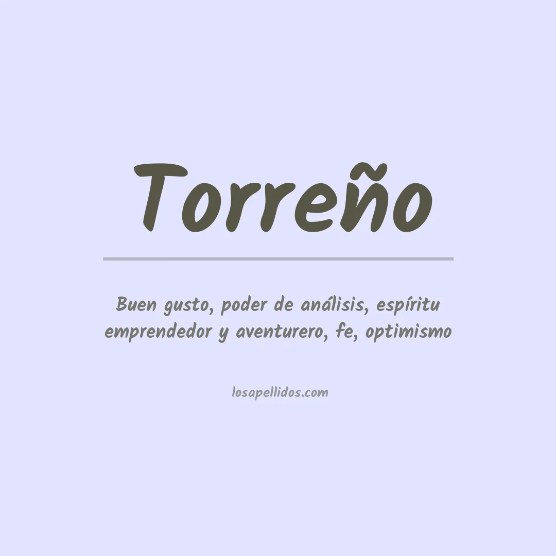 Apellido Torreño