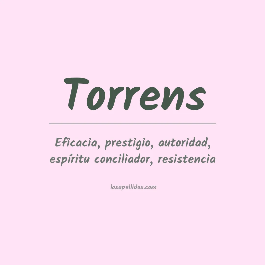 Apellido Torrens