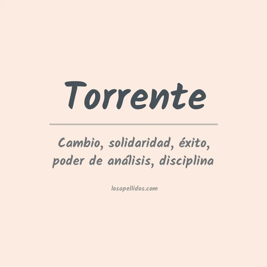 Apellido Torrente