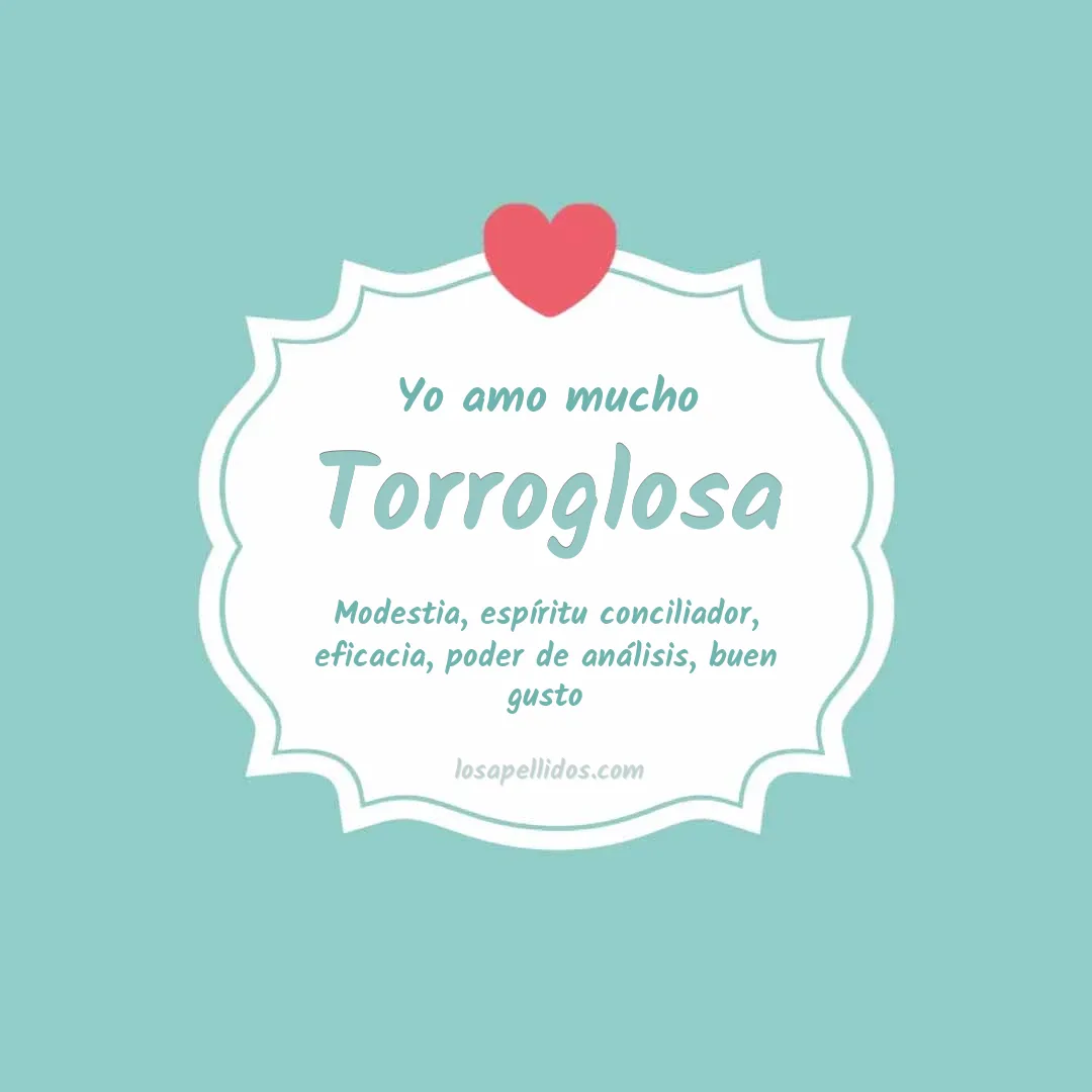 Yo amo mucho Torroglosa