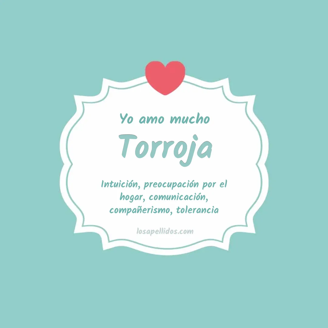 Yo amo mucho Torroja