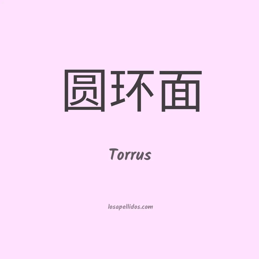 Torrus en chino