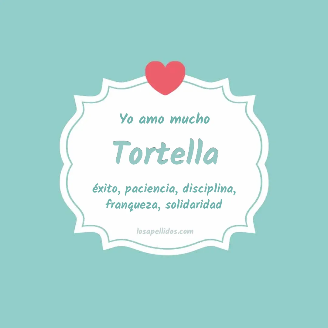Yo amo mucho Tortella