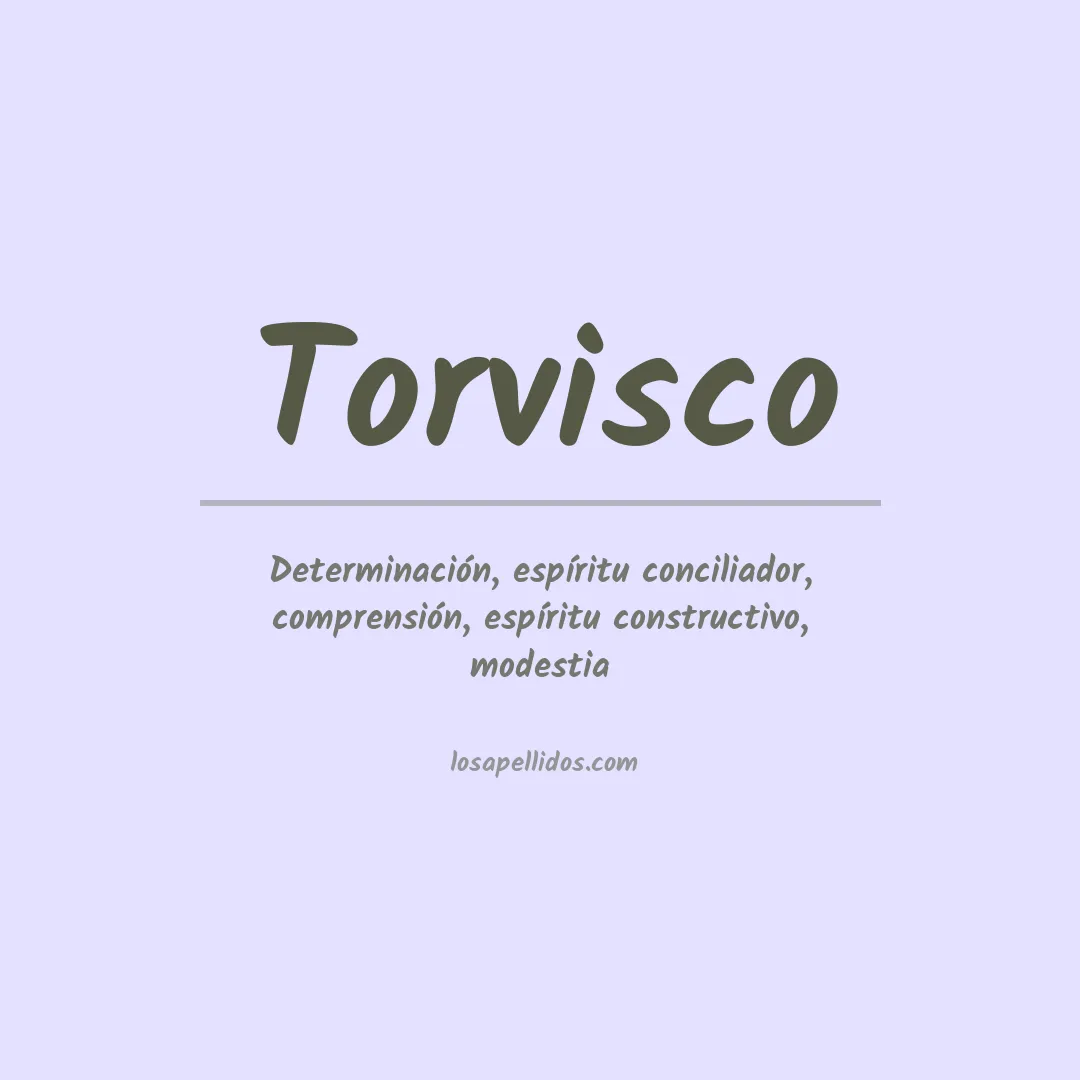 Apellido Torvisco