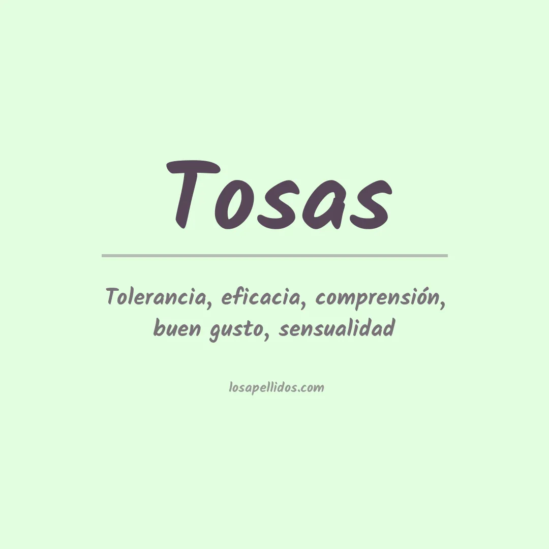 Apellido Tosas
