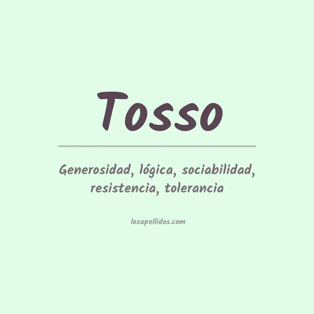 Apellido Tosso