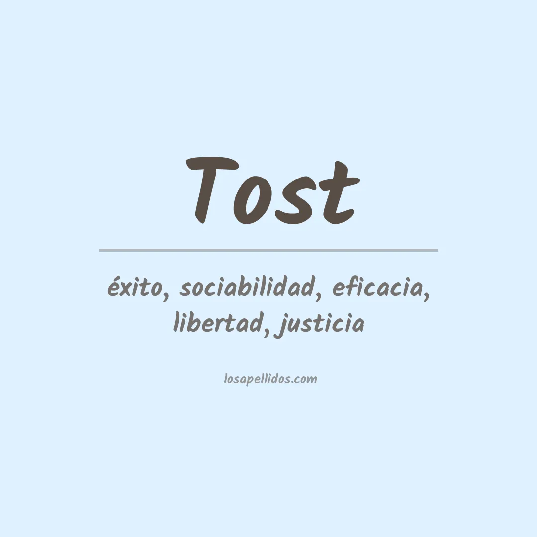 Apellido Tost