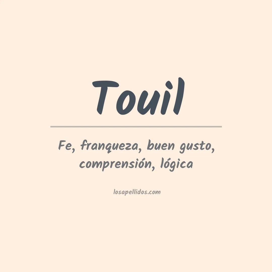 Apellido Touil