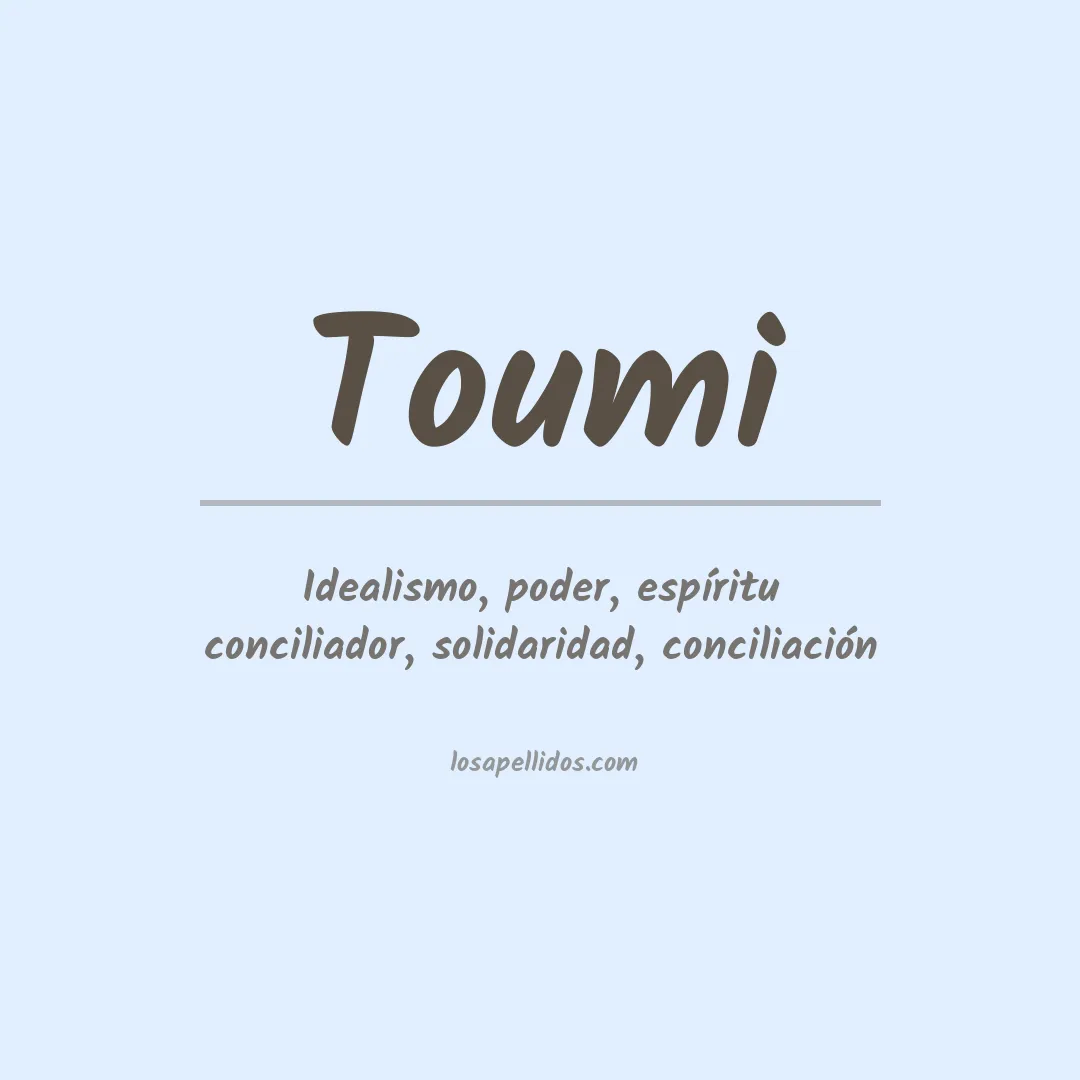 Apellido Toumi