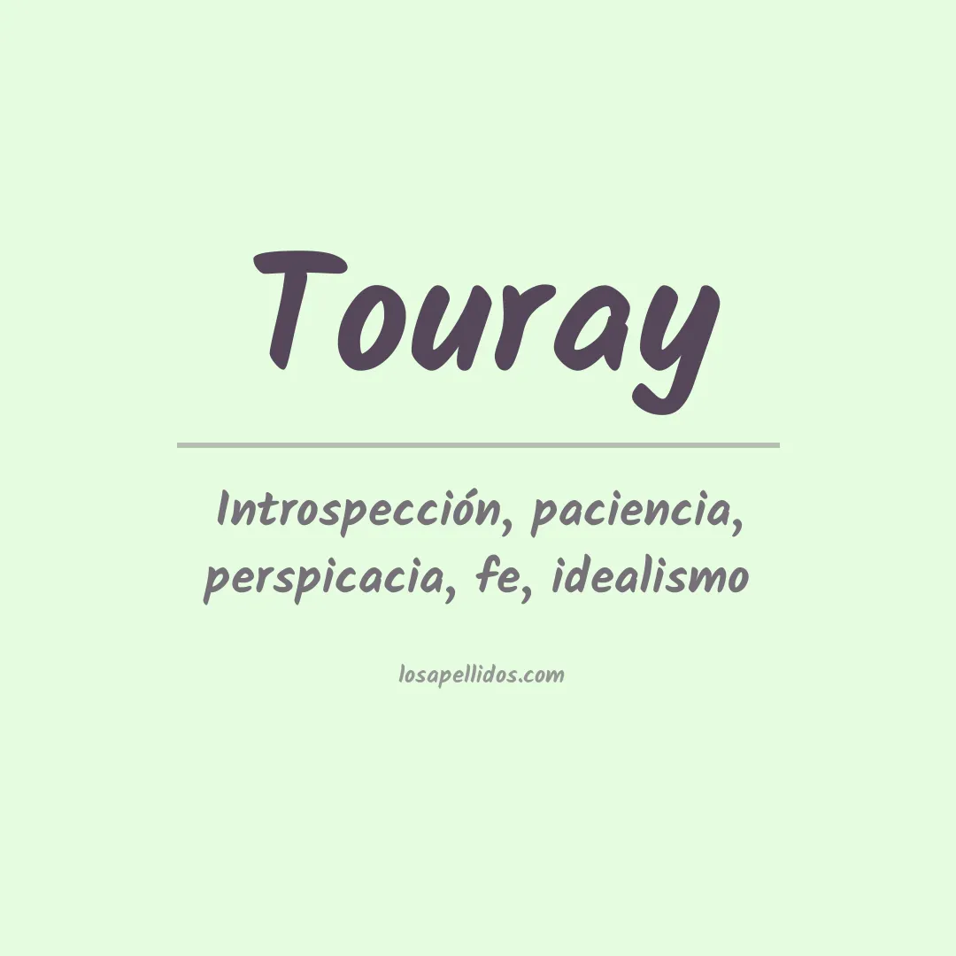Apellido Touray
