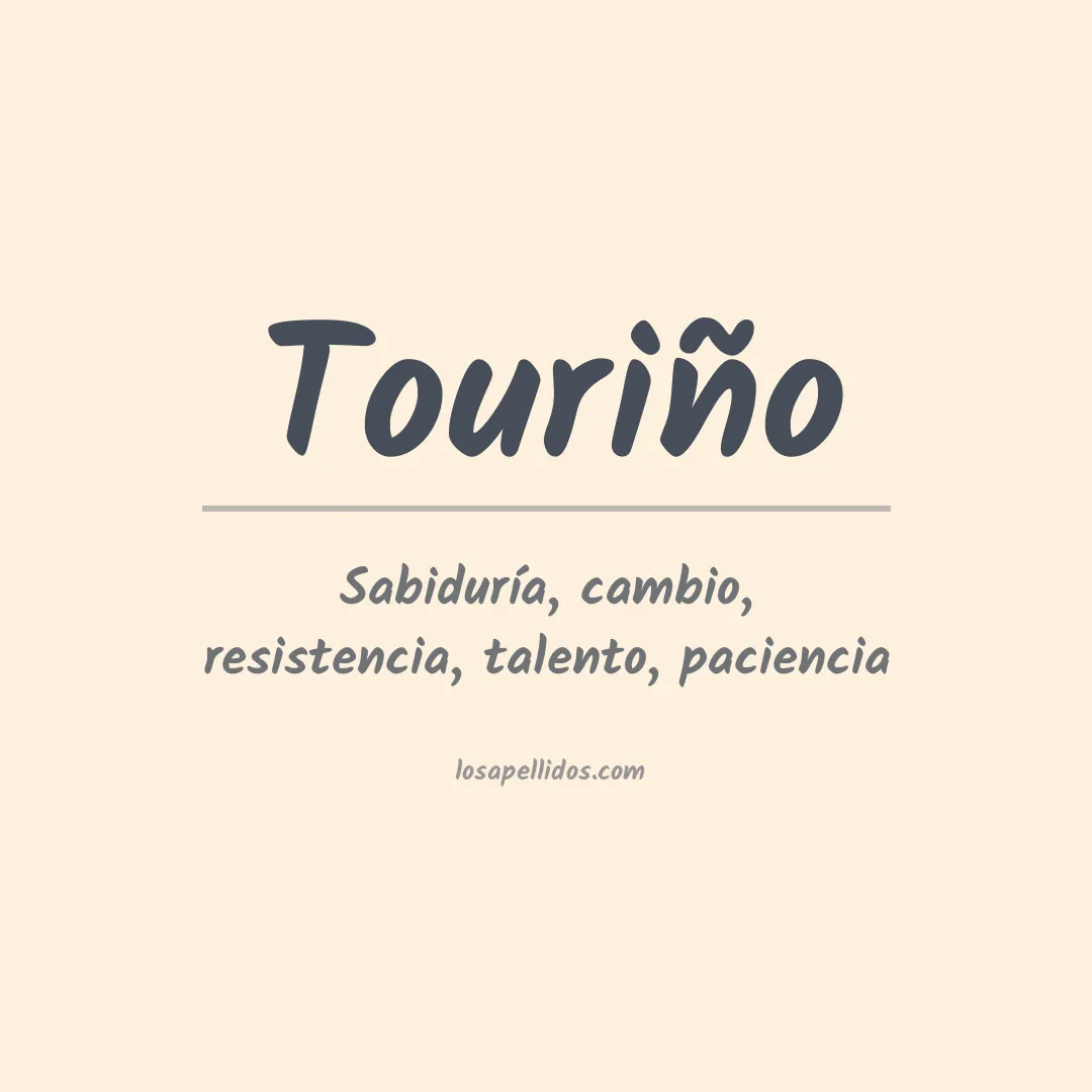 Apellido Touriño