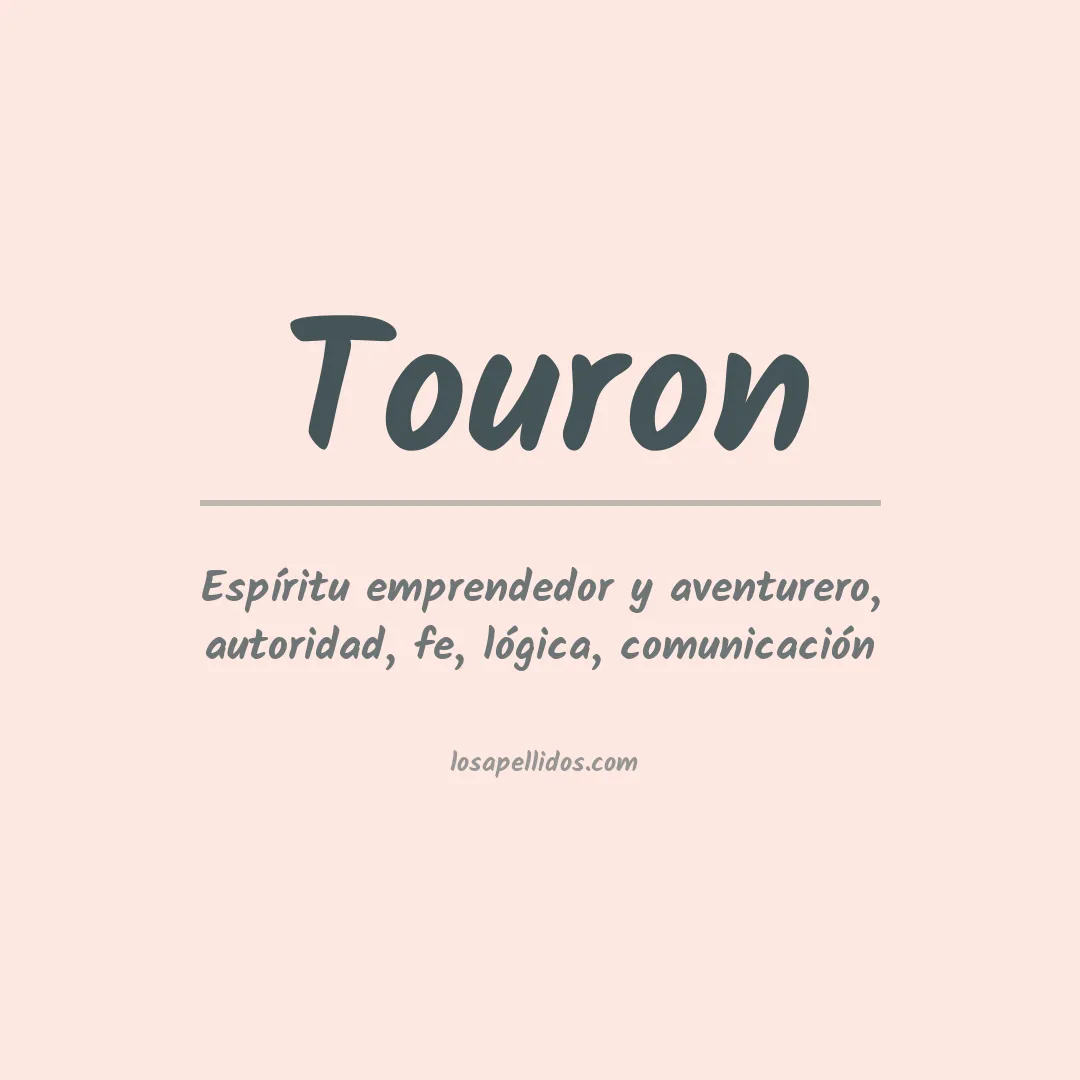 Apellido Touron