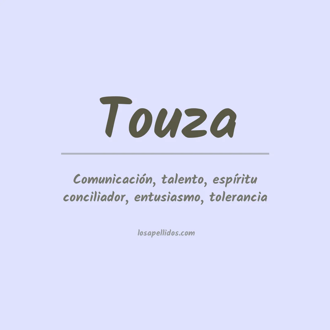 Apellido Touza