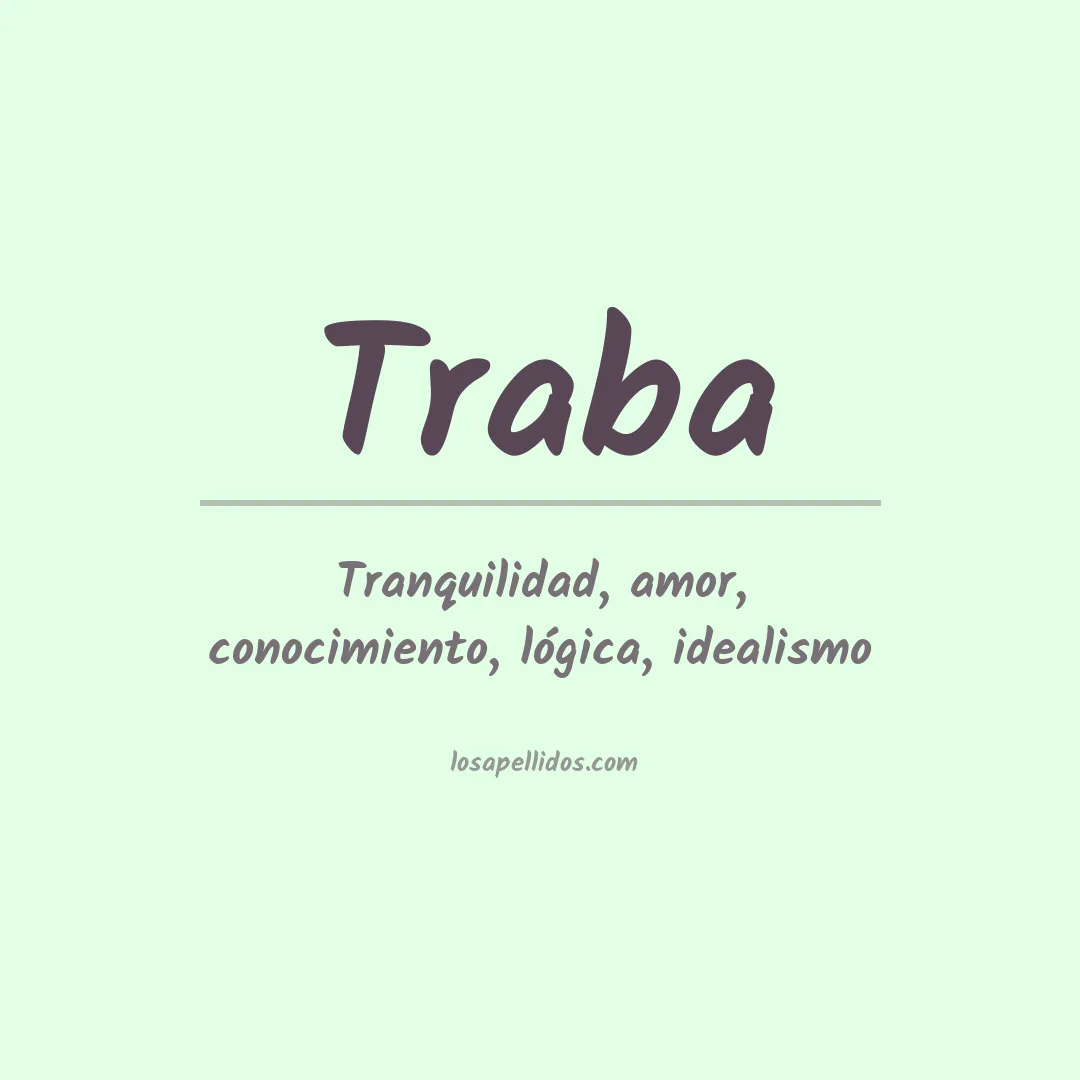 Apellido Traba