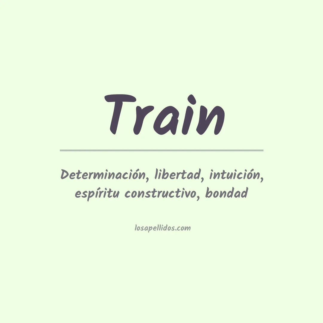 Apellido Train