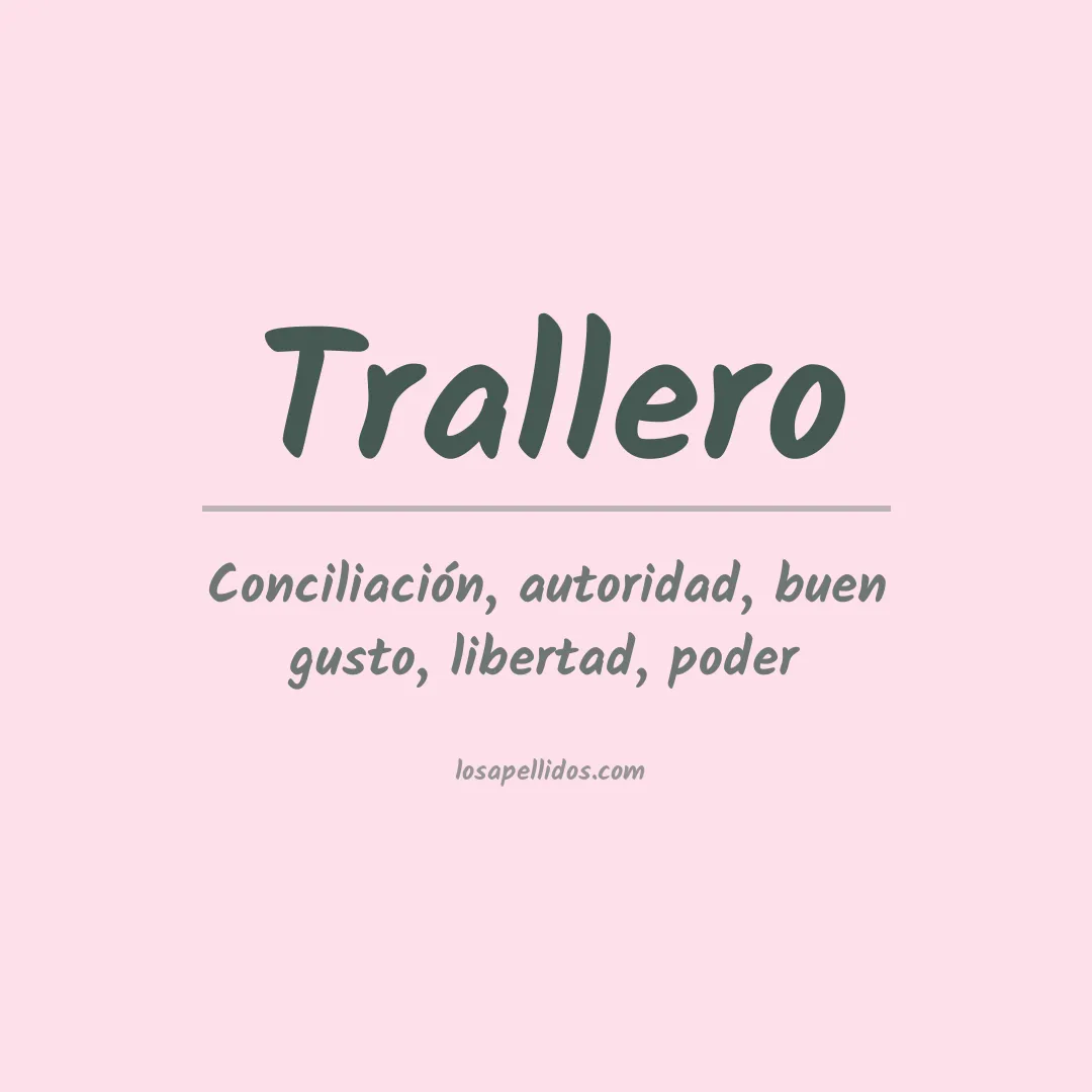Apellido Trallero