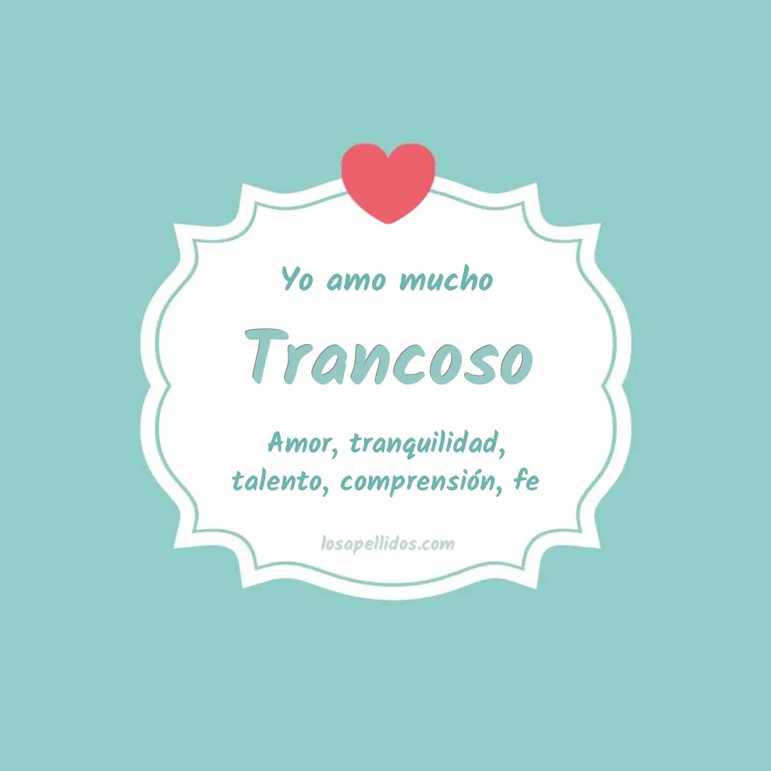 Yo amo mucho Trancoso
