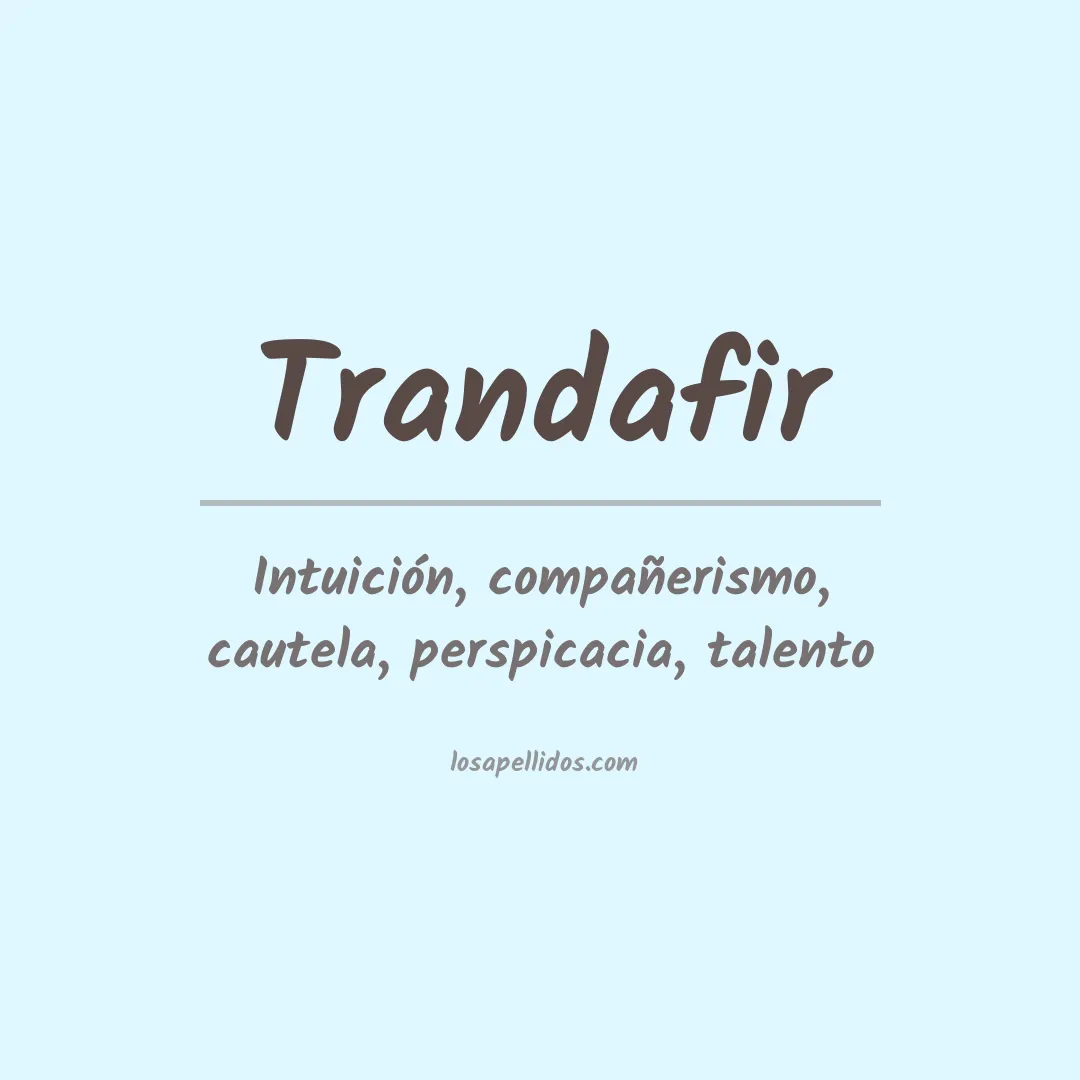 Apellido Trandafir