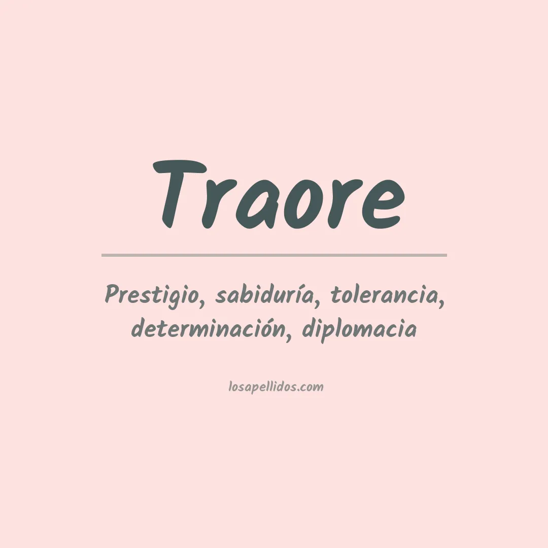 Apellido Traore