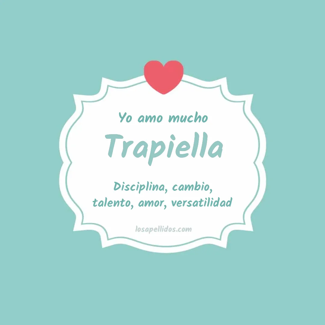 Yo amo mucho Trapiella