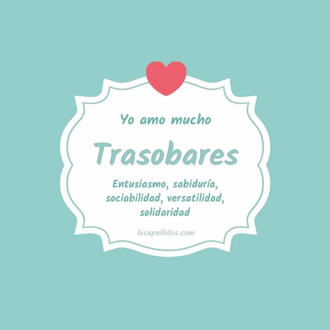 Yo amo mucho Trasobares