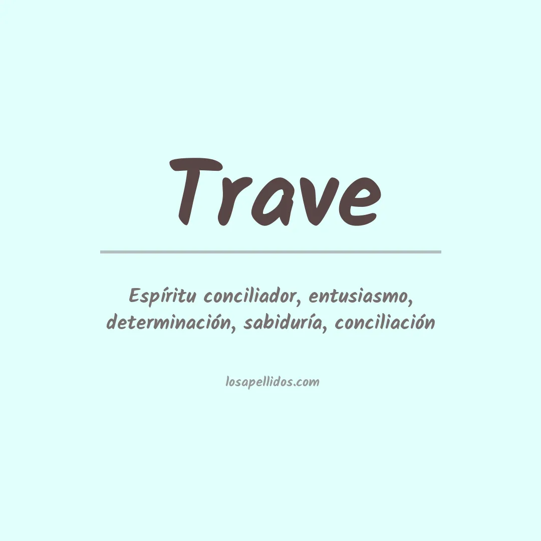 Apellido Trave