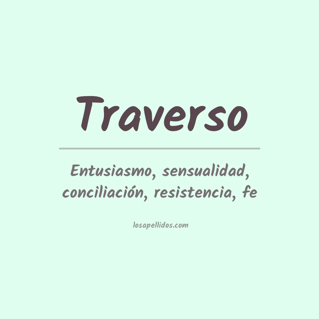 Apellido Traverso
