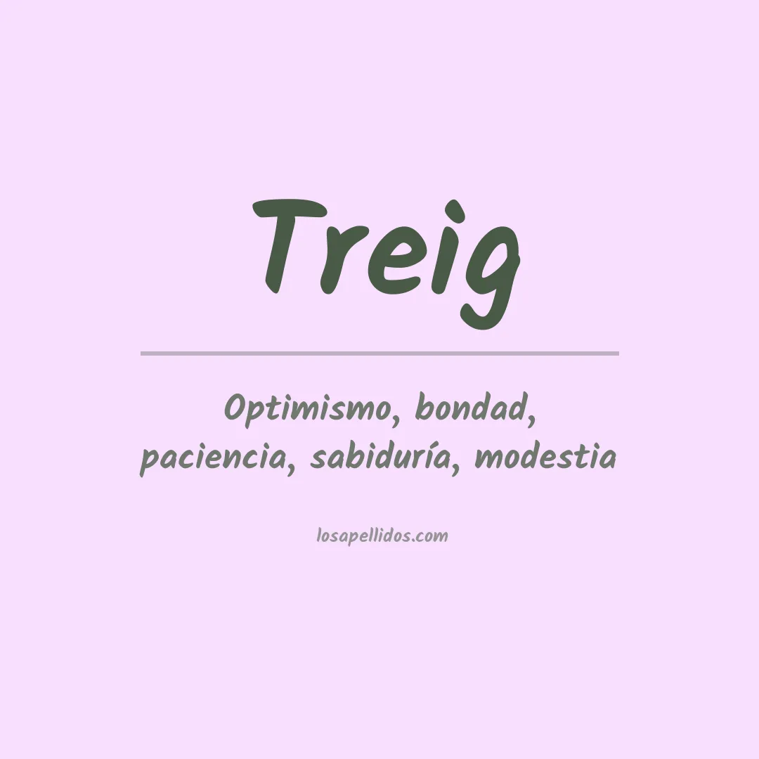 Apellido Treig