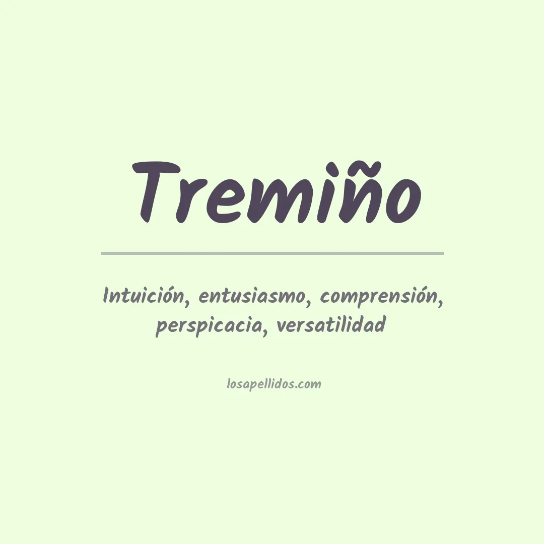 Apellido Tremiño
