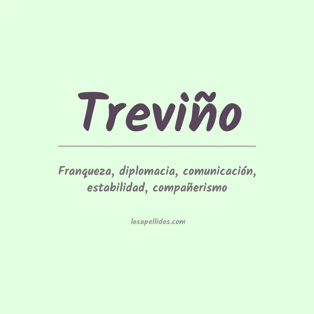 Apellido Treviño