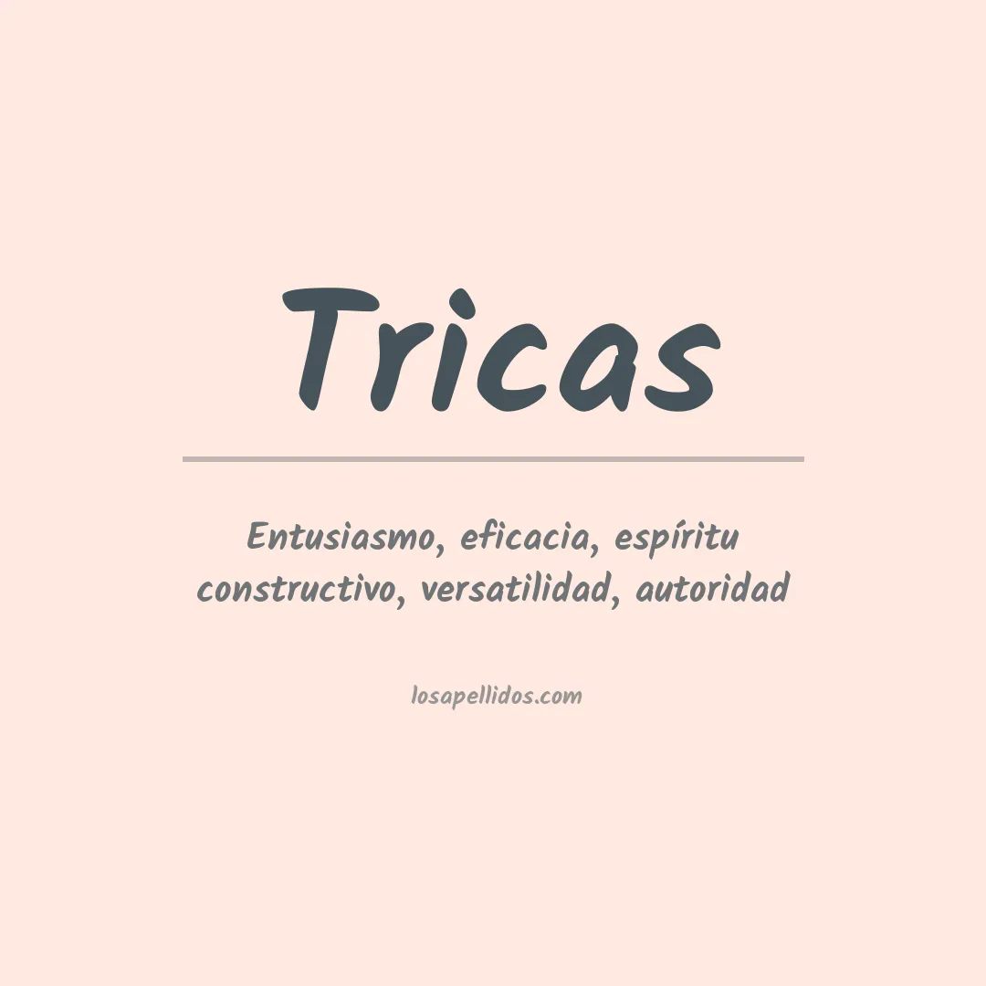 Apellido Tricas