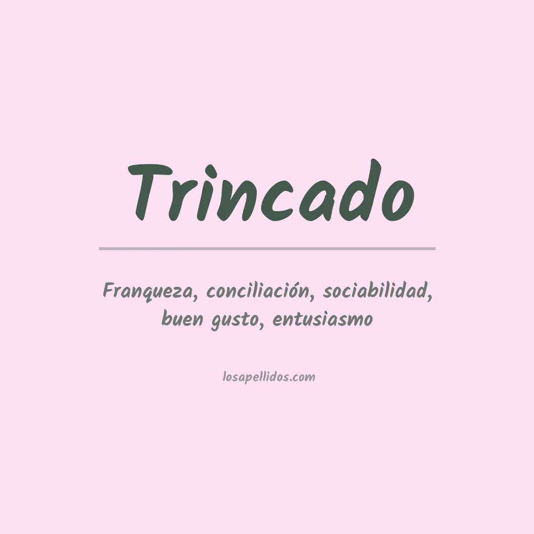 Apellido Trincado