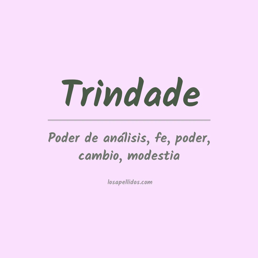 Apellido Trindade