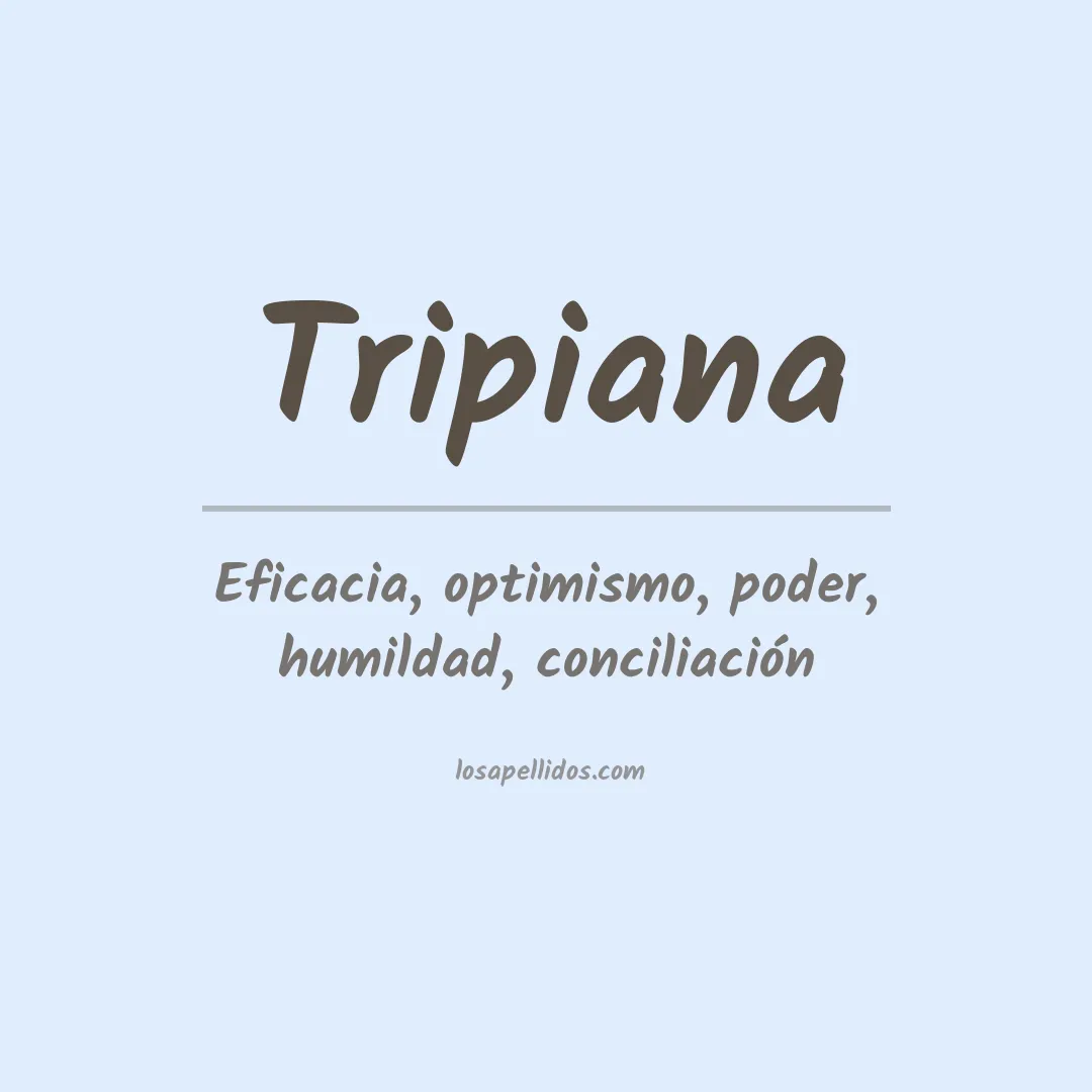 Apellido Tripiana