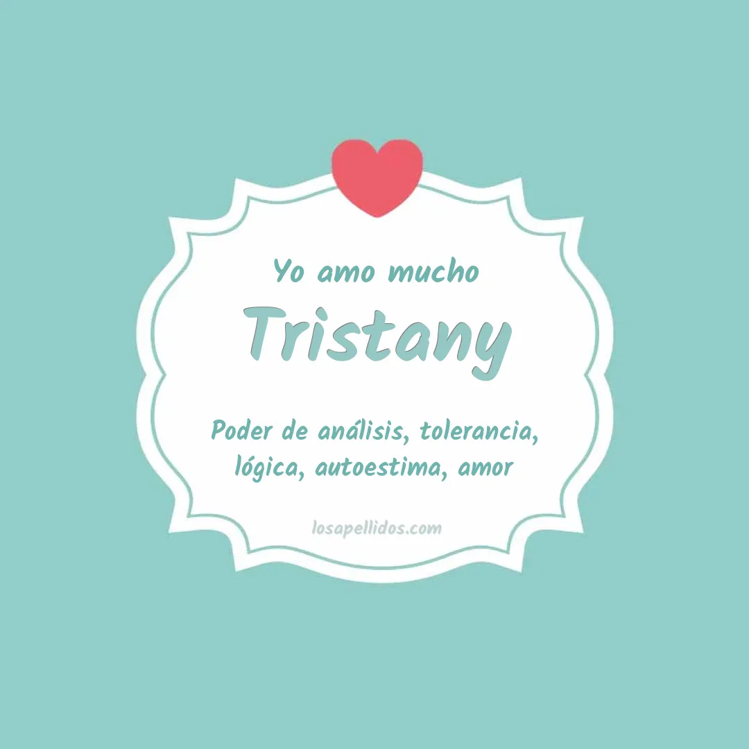 Yo amo mucho Tristany