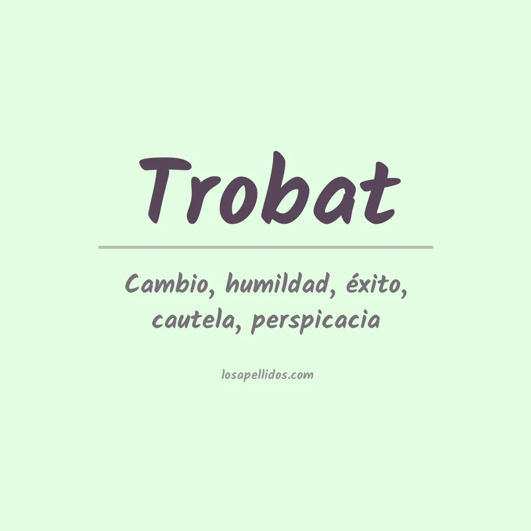 Apellido Trobat