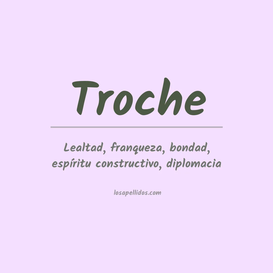 Apellido Troche