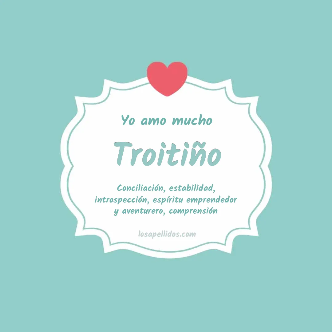 Yo amo mucho Troitiño