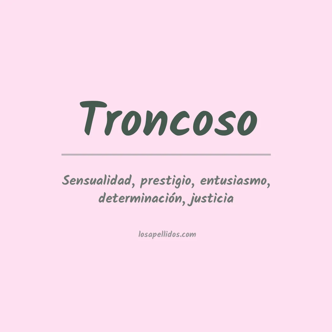 Apellido Troncoso