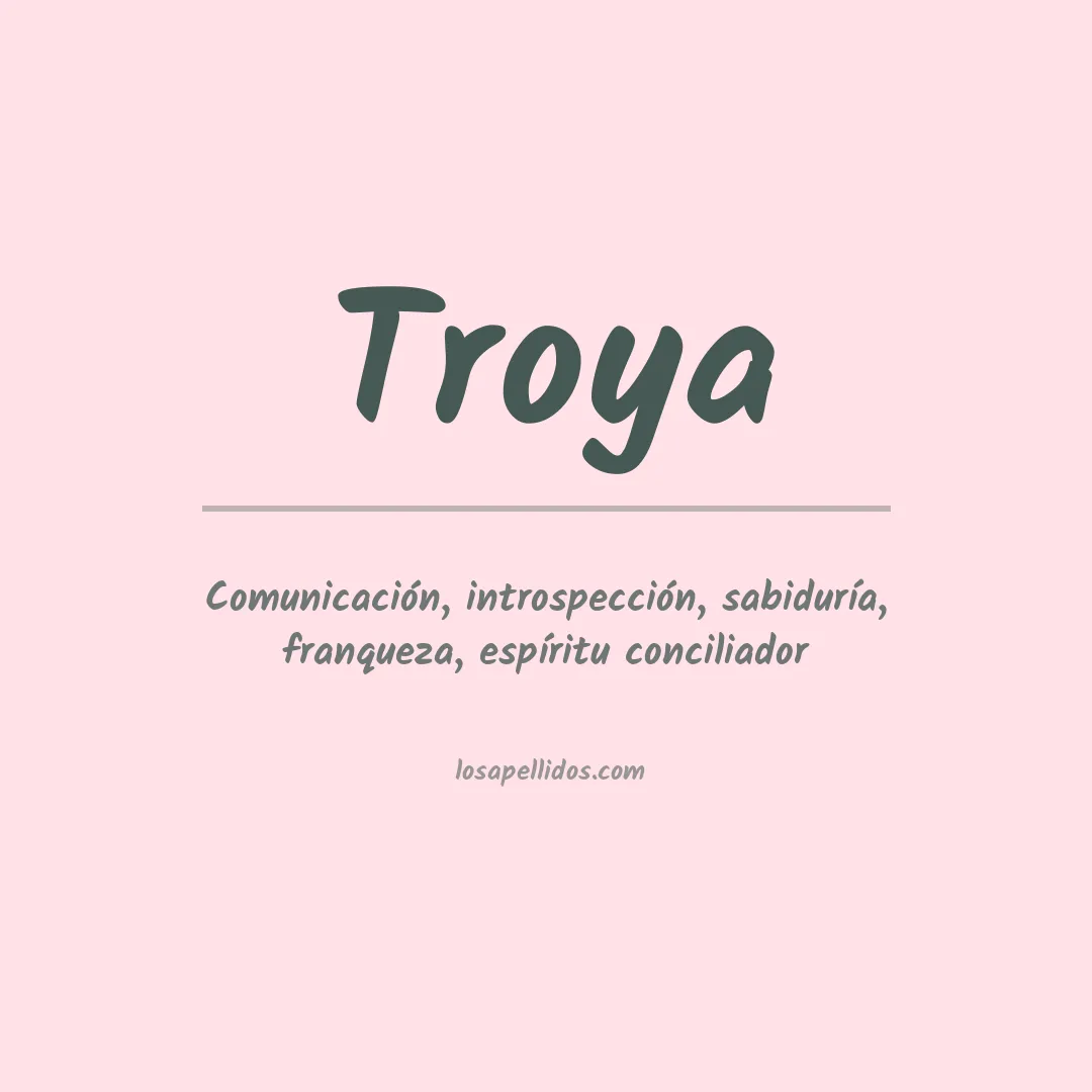 Apellido Troya