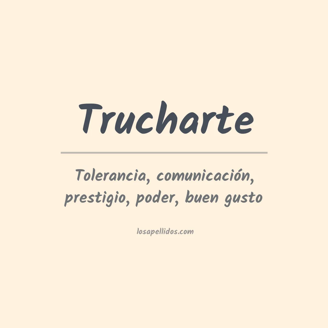 Apellido Trucharte