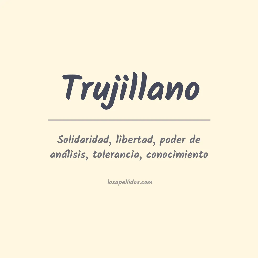 Apellido Trujillano