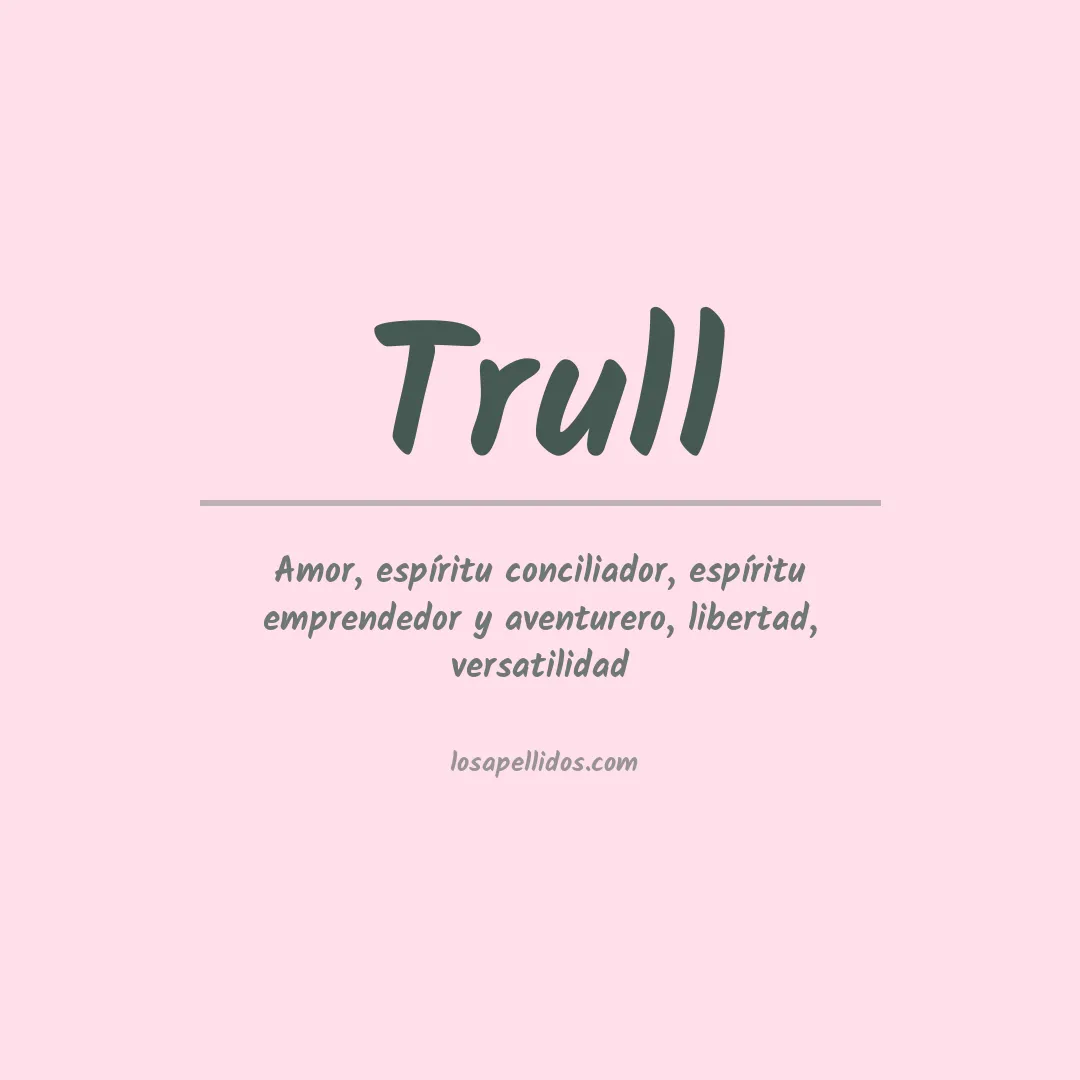 Apellido Trull