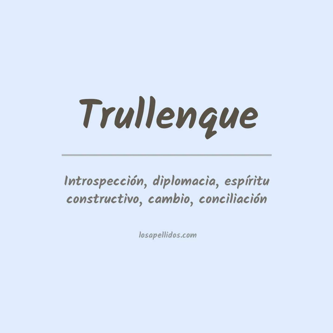 Apellido Trullenque