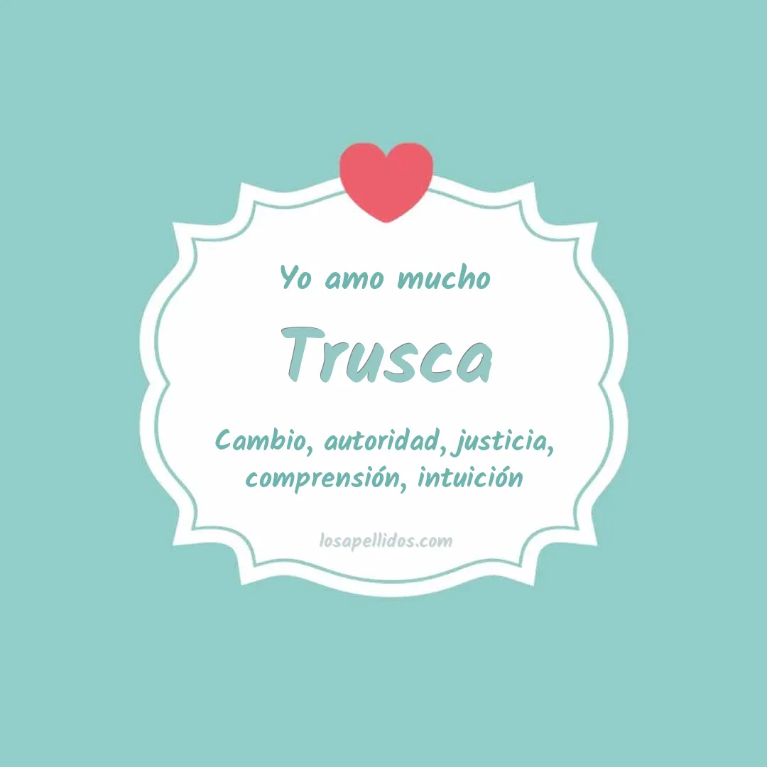 Yo amo mucho Trusca