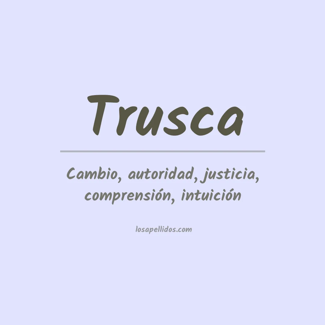 Apellido Trusca