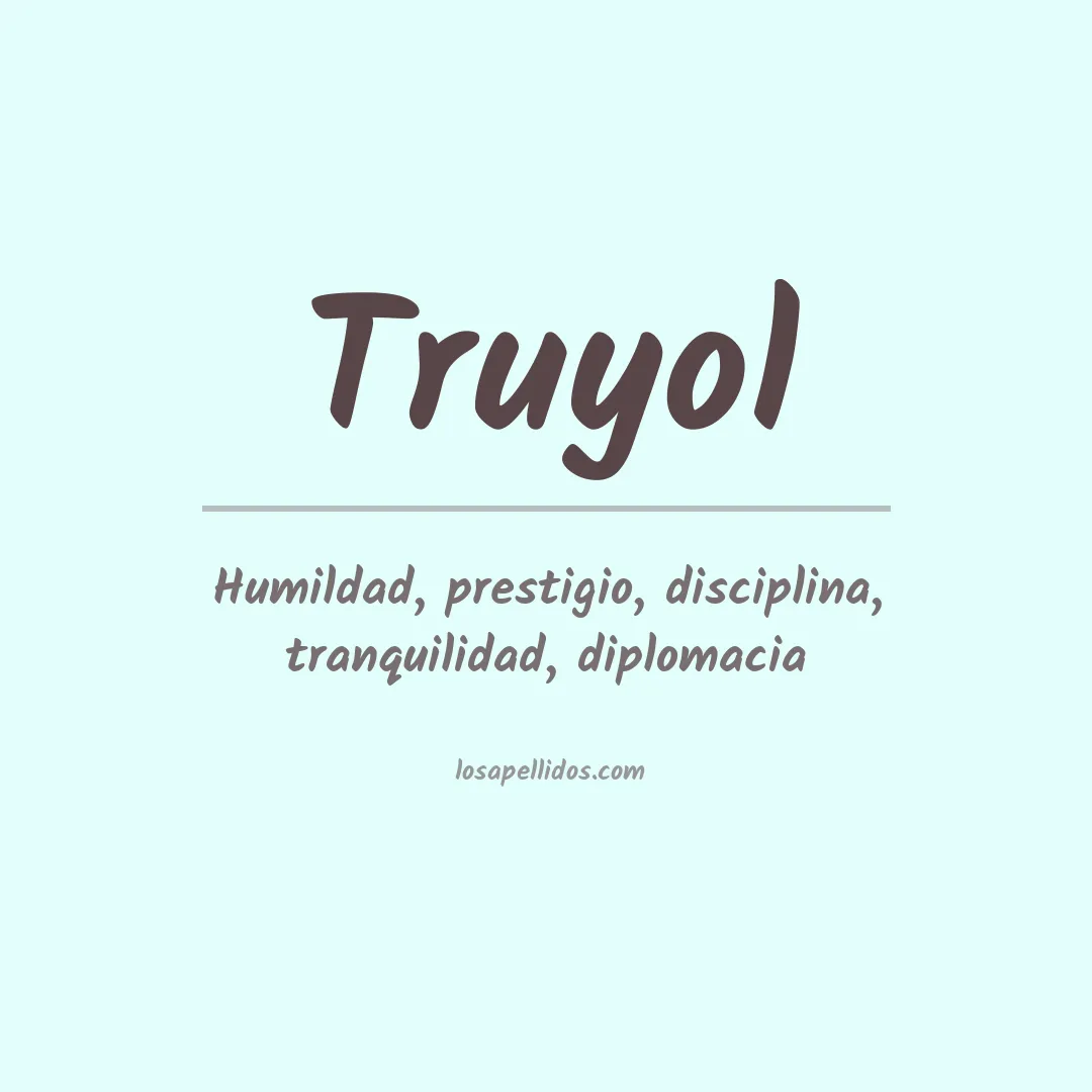 Apellido Truyol