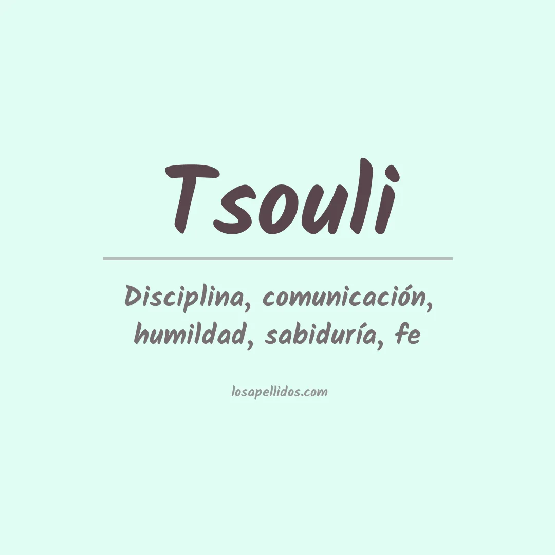 Apellido Tsouli