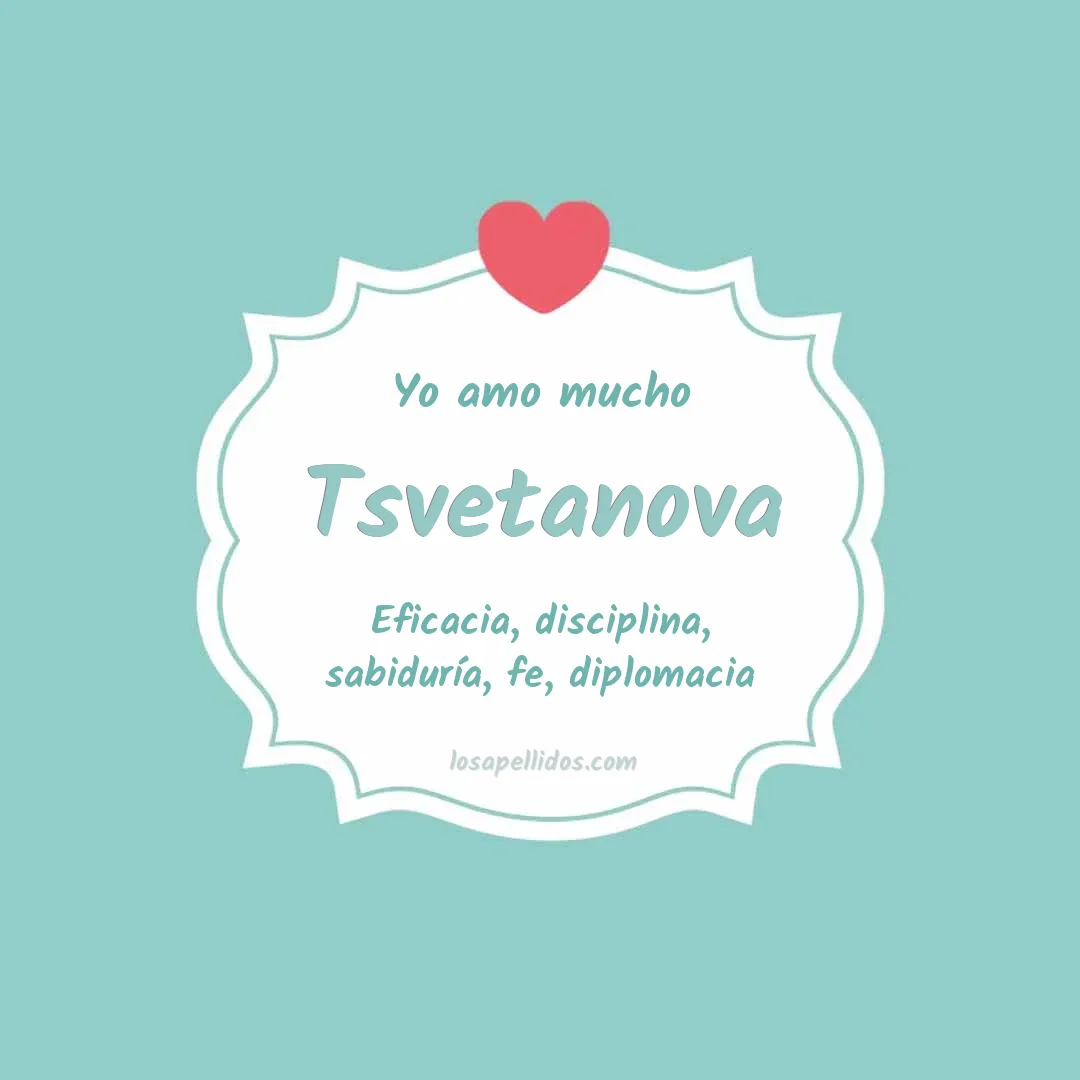 Yo amo mucho Tsvetanova
