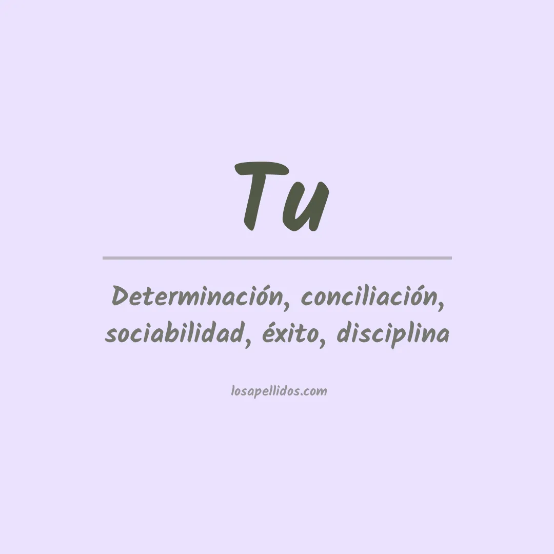 Apellido Tu